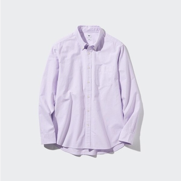 Uniqlo Other - Uniqlo NWOT Oxford Striped Slim Fit Long Sleeve Shirt